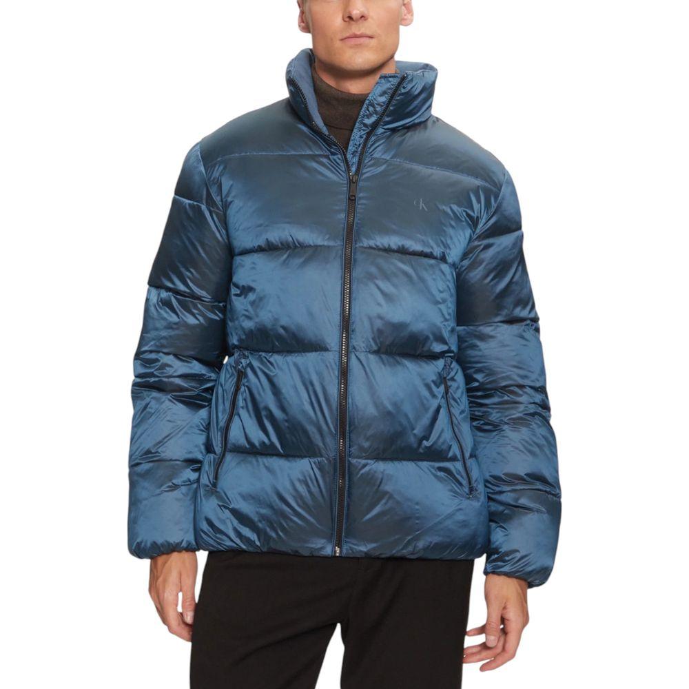 Calvin Klein Jeans Blue Recycled Polyamide Jacket