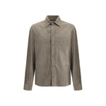 Brunello Cucinelli Suede Shirt BR-MPCLN2039C8087-S