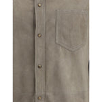Brunello Cucinelli Suede Shirt BR-MPCLN2039C8087-S