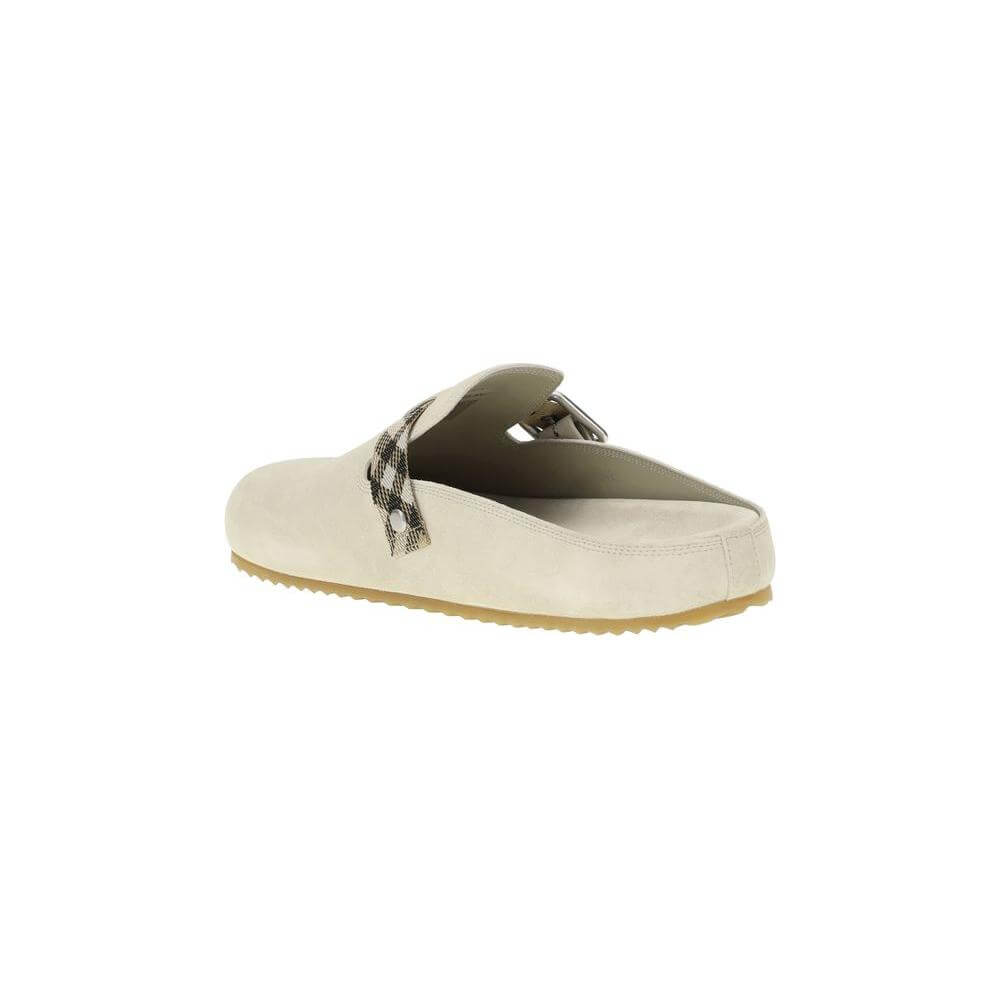 Burberry Clogs Urchin Sandals Burberry Light Gray