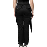 Dolce & Gabbana Black Cotton High Waist Cargo Pants PAN75972-40