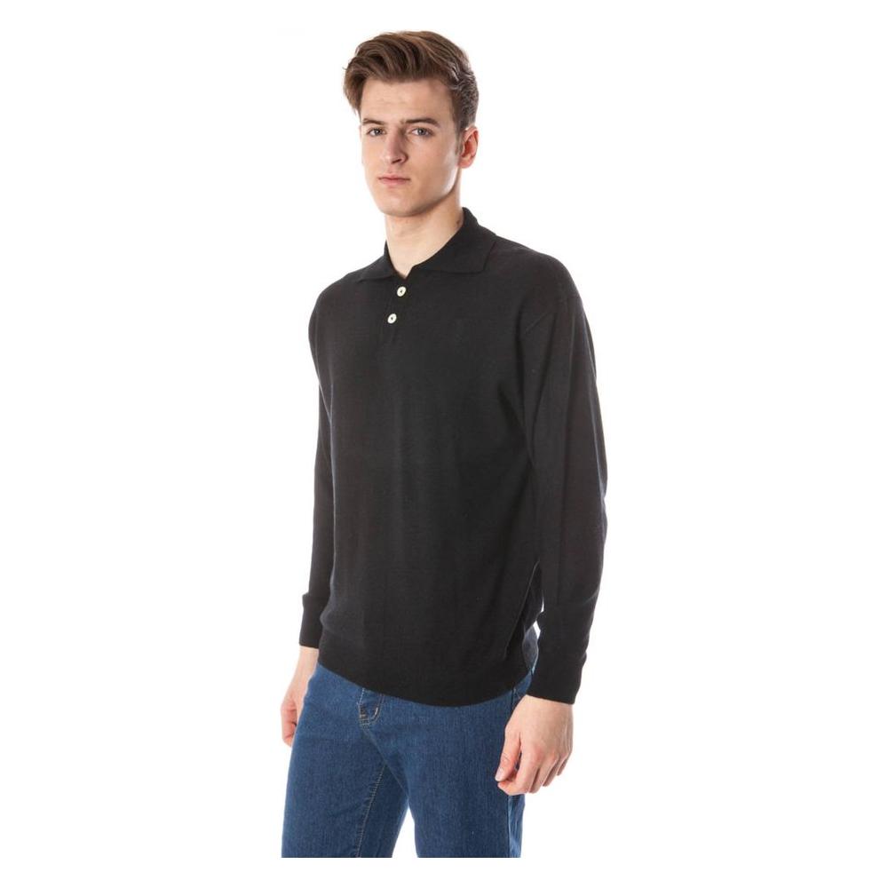 Yuko Black Silk Sweater Yuko Dark Slate Gray