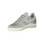 Diadora Gray Leather Women Sneaker DI-768-EU35.5/US5.5