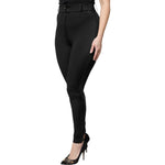 Dolce & Gabbana Black Nylon High Waist Slim Fit Pants PAN75988-42