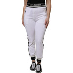 Dolce & Gabbana White Cotton Stretch Jogger Sweatpants Pants PAN76143-38