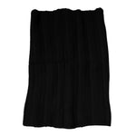 Dolce & Gabbana Black Cashmere Knitted Neck Warmer Foulard Scarf MS7359