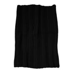 Dolce & Gabbana Black Cashmere Knitted Neck Warmer Foulard Scarf MS7359