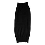 Dolce & Gabbana Black Cashmere Knitted Neck Warmer Foulard Scarf MS7360