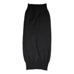 Dolce & Gabbana Black Cashmere Knitted Neck Warmer Foulard Scarf MS7361