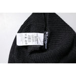 Dolce & Gabbana Black Cashmere Knitted Neck Warmer Foulard Scarf MS7361