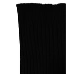 Dolce & Gabbana Black Cashmere Knitted Neck Warmer Foulard Scarf MS7362