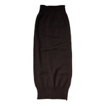 Dolce & Gabbana Brown Cashmere Knitted Neck Warmer Foulard Scarf MS7364