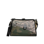 Dolce & Gabbana Multicolor Camouflage Patchwork Crossbody Bag