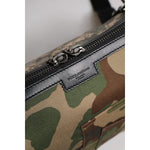 Dolce & Gabbana Multicolor Camouflage Patchwork Crossbody Bag