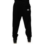Dolce & Gabbana Black Cotton Crown Logo Jogger Pants PAN75032-58
