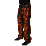 Dolce & Gabbana Black Red Tie Dye Cotton Straight Denim Jeans PAN75146-48