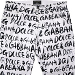 Dolce & Gabbana White Cotton Logo Print Skinny Denim Jeans PAN75167-48