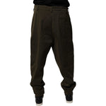 Dolce & Gabbana Dark Brown Cotton Jogger Cargo Pants PAN75174-52