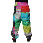 Dolce & Gabbana Multicolor Patchwork Mid Waist Sweatpants Pants PAN75229-60