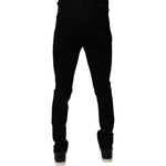 Dolce & Gabbana Black Sacred Heart Cotton Skinny Denim Jeans PAN75234-56