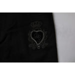 Dolce & Gabbana Black Sacred Heart Cotton Skinny Denim Jeans PAN75234-56