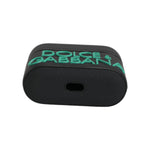 Dolce & Gabbana Black Orange Silicone Embossed Logo Airpods Case SMY10657