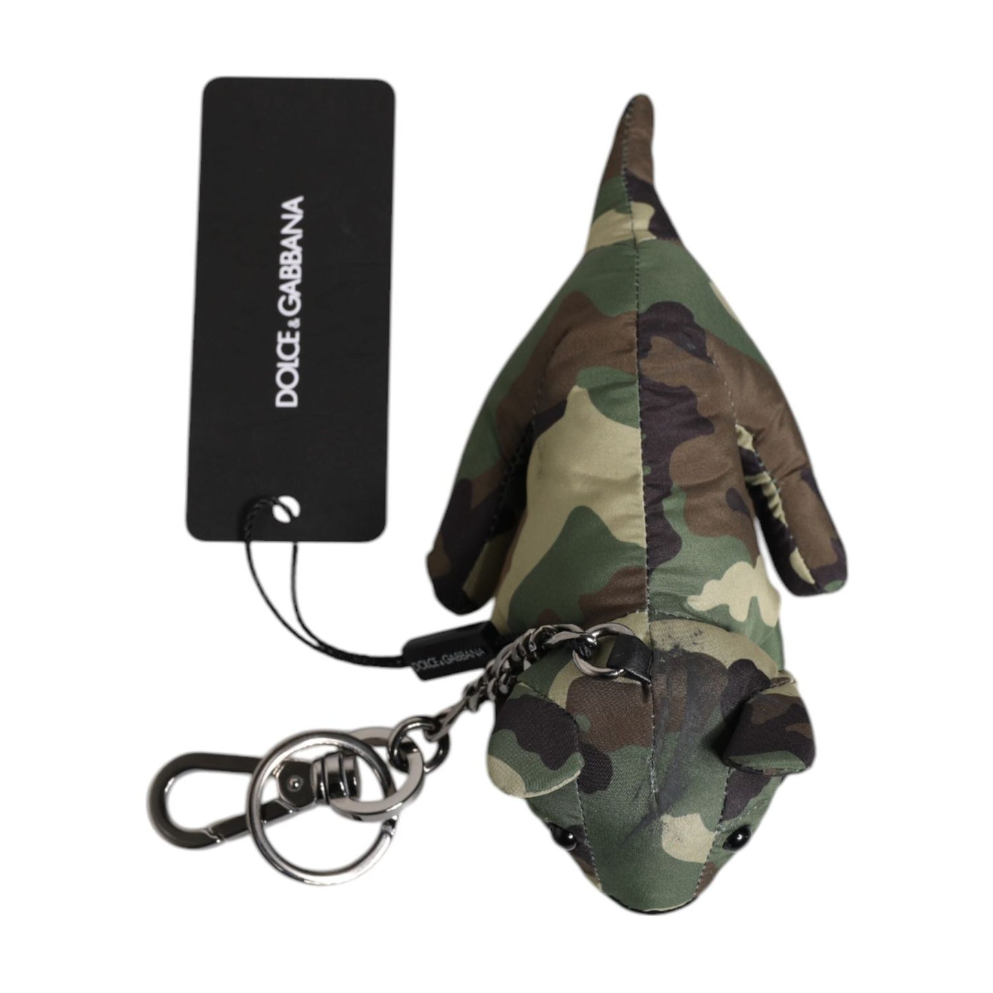 Dolce & Gabbana Multicolor Camouflage Animal Silhouette Keychain Keyring SMY10697