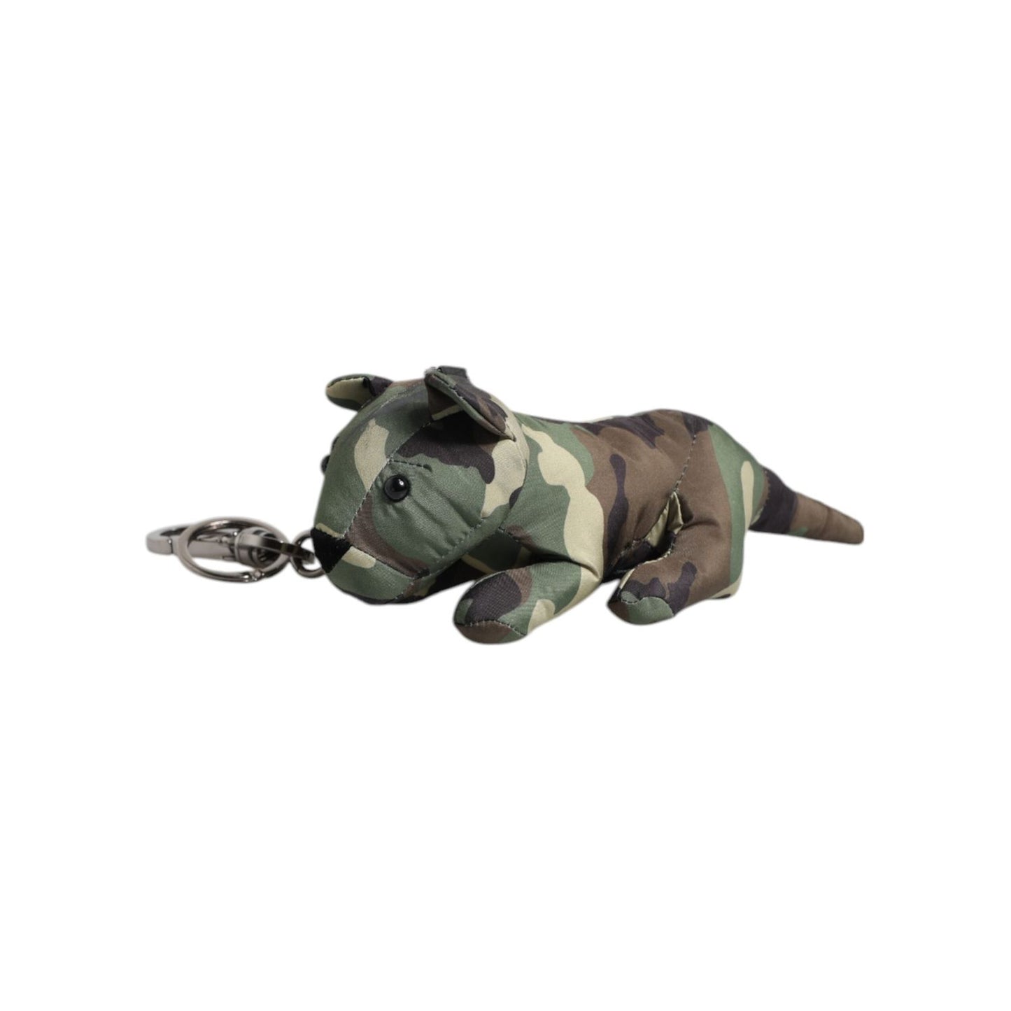Dolce & Gabbana Multicolor Camouflage Animal Silhouette Keychain Keyring SMY10697