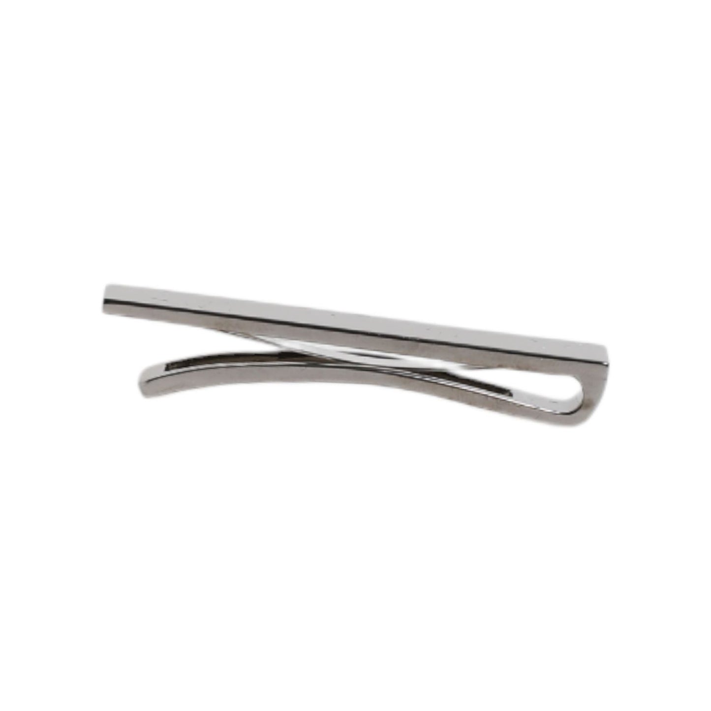 Dolce & Gabbana Black Tone Brass Logo Branded Tie Clip Bar