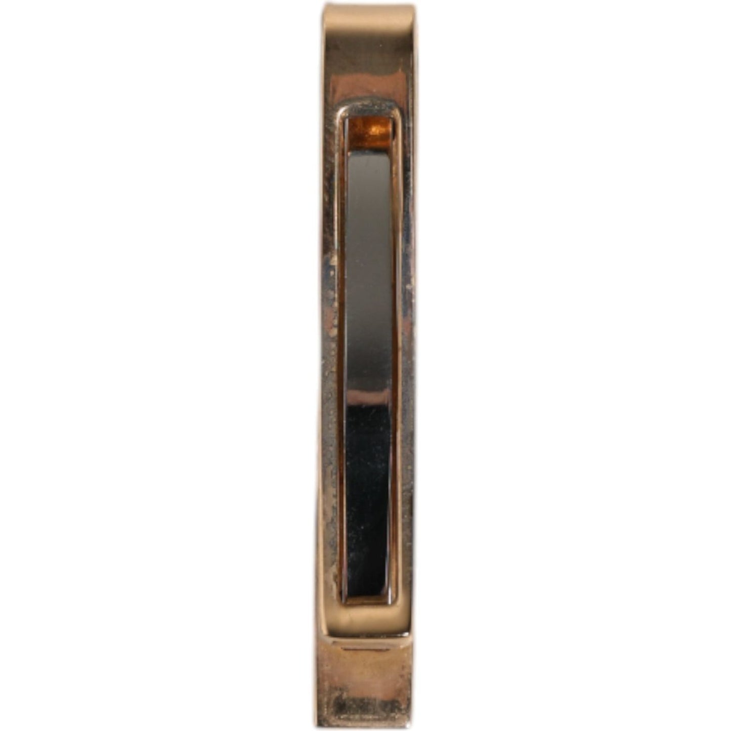 Dolce & Gabbana Gold Tone Brass Logo Branded Tie Clip Bar SMY10642