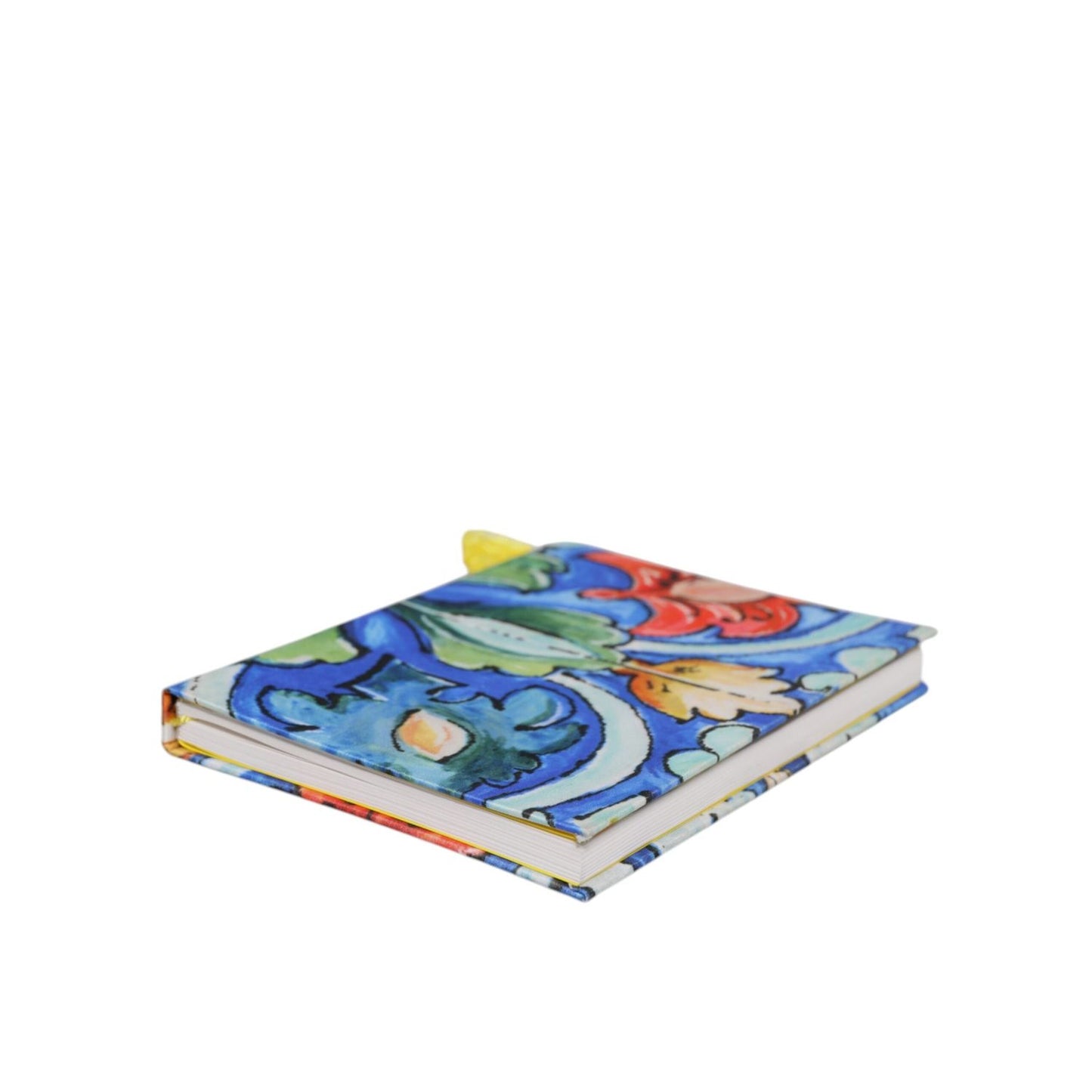 Dolce & Gabbana Multicolor Polyester Floral Siciliano Print Notebook SMY10587