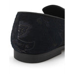 Etro Blue Leather Slip-On Loafer ET-7402673-EU40/US7