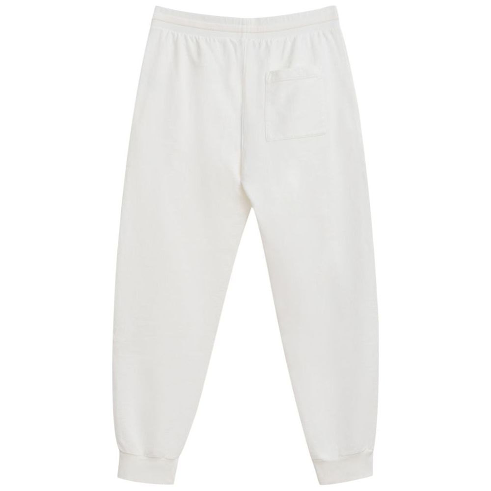 Casablanca White Cotton Jeans & Pant Casablanca Light Gray
