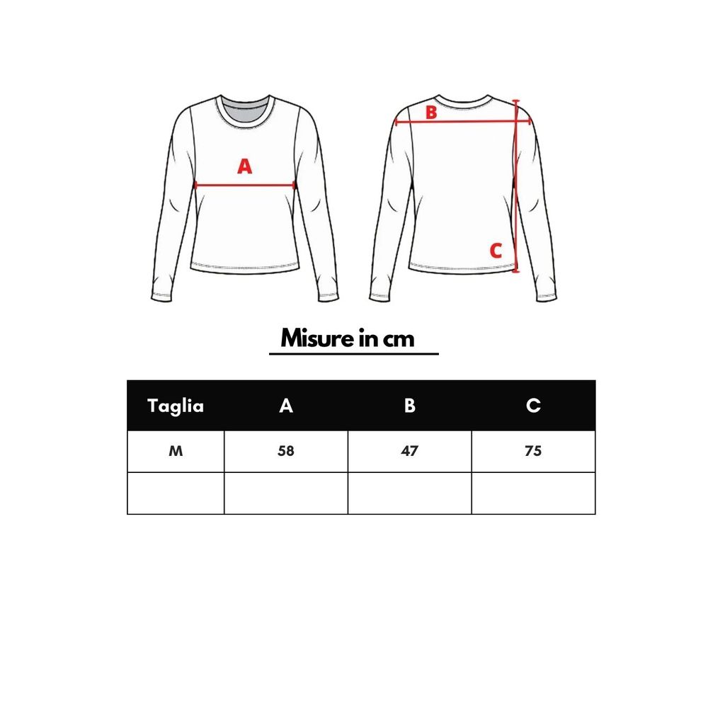 Size chart for Dsquared² Beige Cotton T-Shirt showing measurements A, B, and C in centimeters, size M: 58, 47, 75 cm.