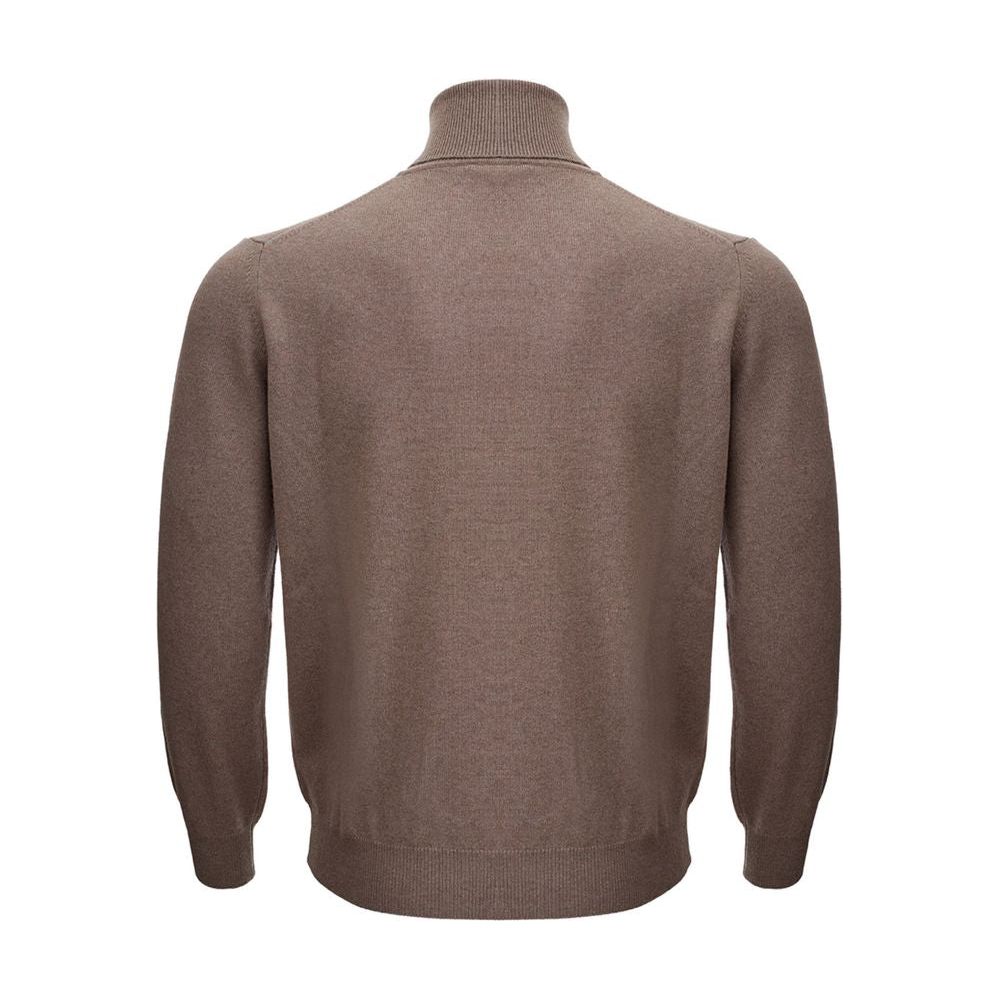 KANGRA Brown Wool Sweater KANGRA Dim Gray