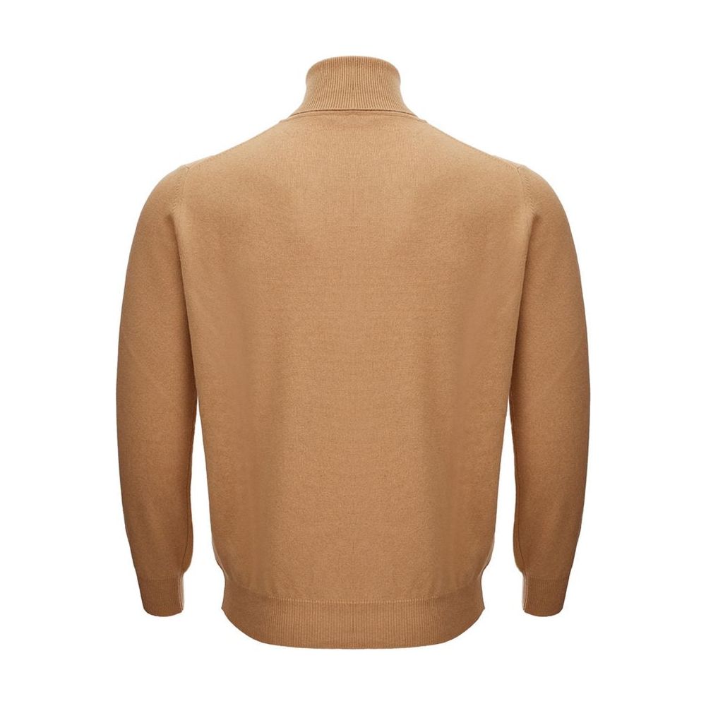 KANGRA Elegant Woolen Brown Sweater for Men KANGRA Rosy Brown