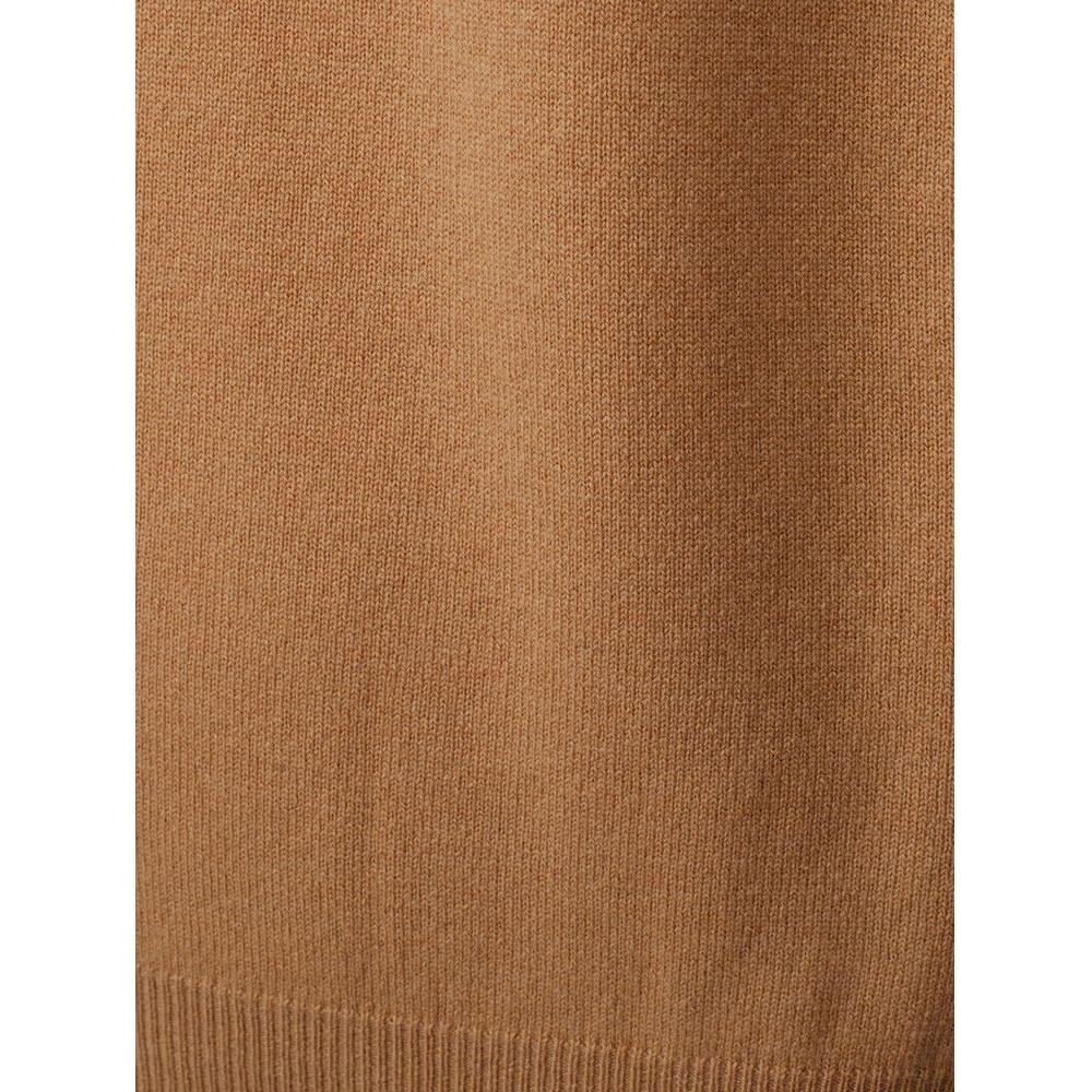 KANGRA Elegant Woolen Brown Sweater for Men KANGRA Sienna