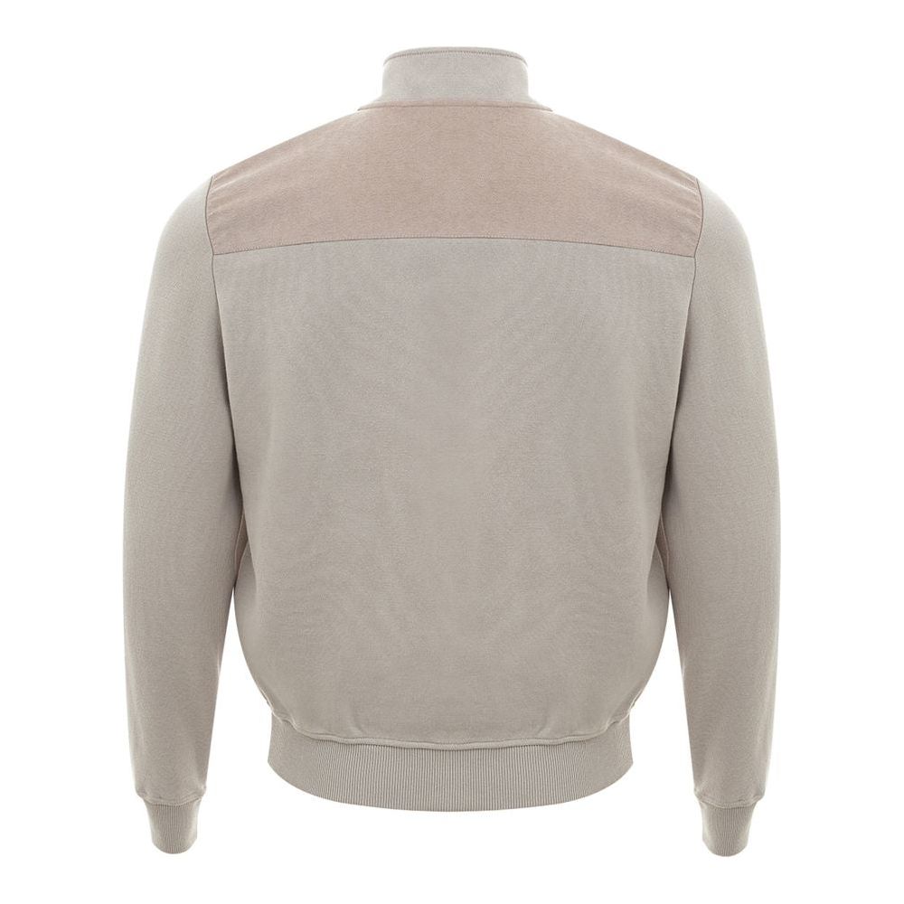 Gran Sasso Beige Cotton Cardigan for Men Gran Sasso Dark Gray