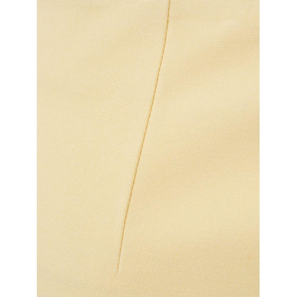 Lardini Elegant Yellow Viscose Skirt for Women LA-1115669-IT40|S
