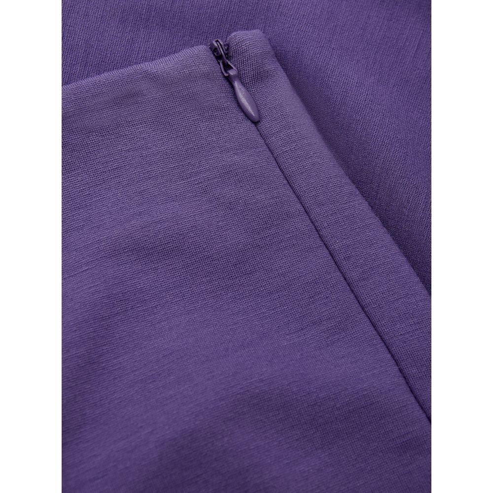 Lardini Elegant Purple Viscose Pants LA-1130663-IT40|S