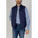 U.S. POLO ASSN. Blue Polyamide Sleveless Jacket US-13434400010-IT46 | S