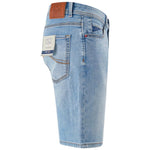 Yes Zee Light Blue Cotton Men Bermuda Short YE-15238-W31