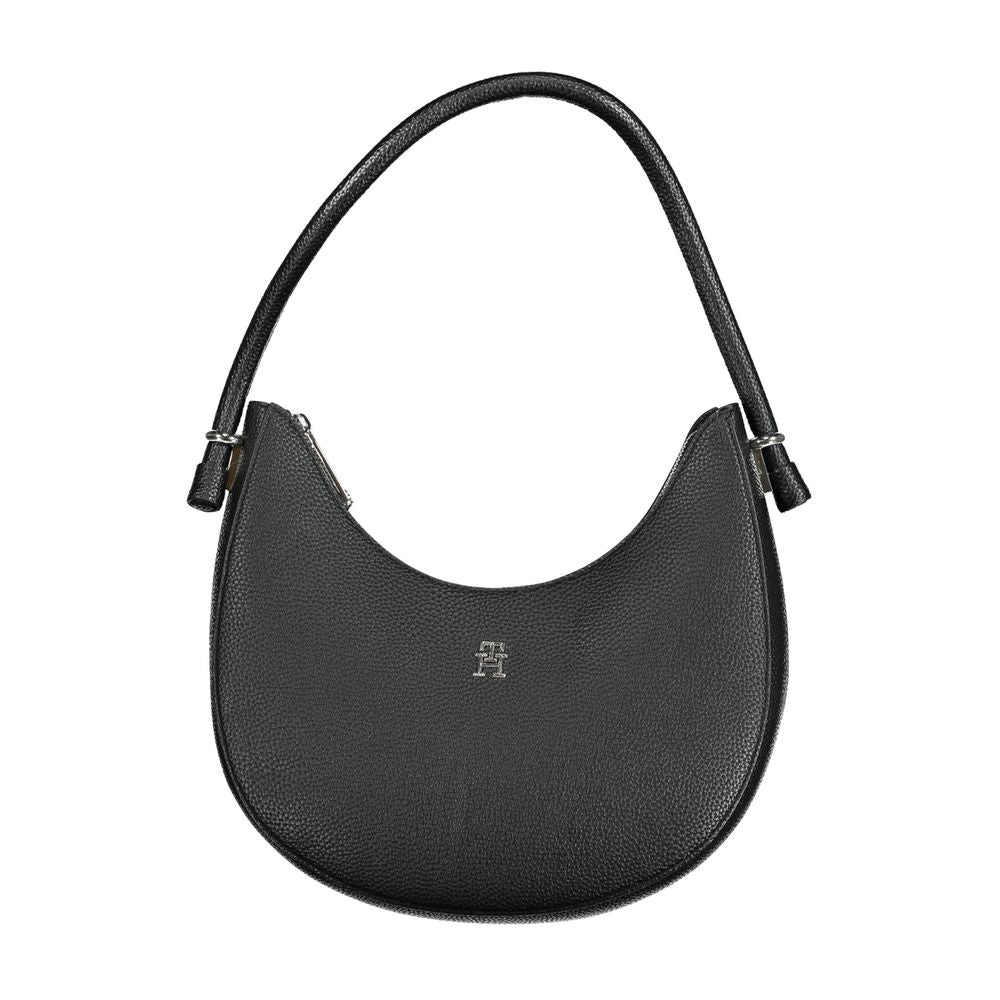 Tommy Hilfiger Black Polyethylene Handbag TO-27515