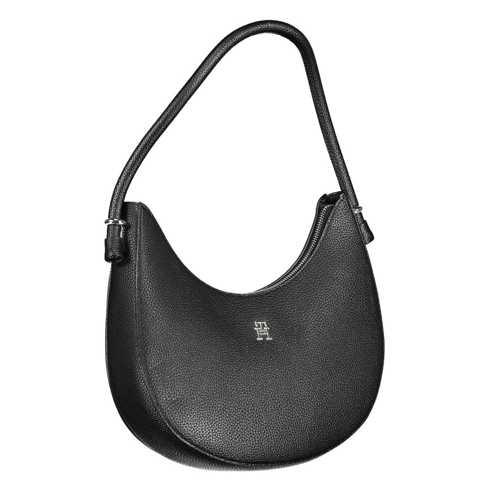 Tommy Hilfiger Black Polyethylene Handbag TO-27515