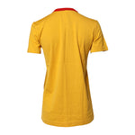 Dolce & Gabbana Yellow Printed Cotton Short Sleeves T-shirt TSH87141-38