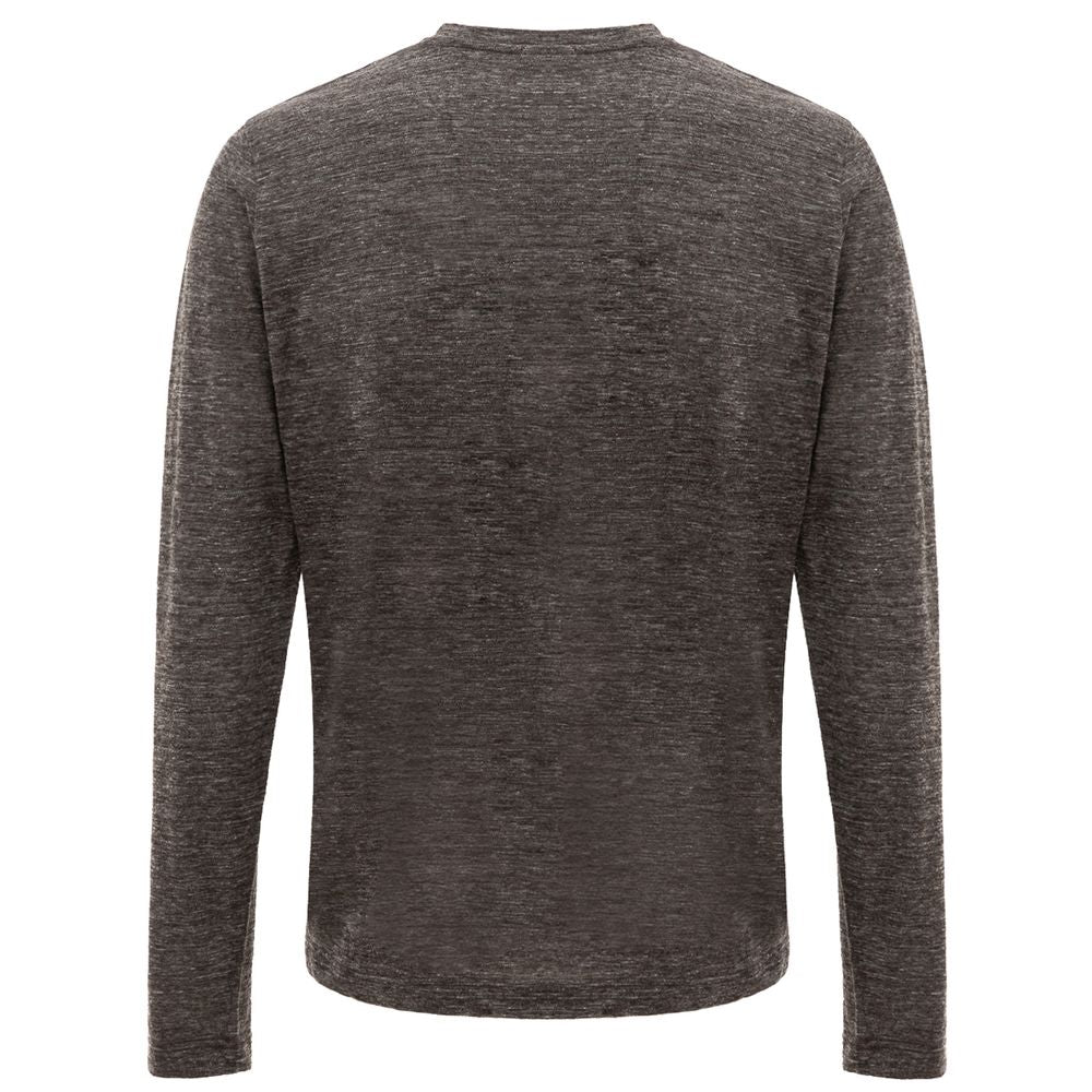 Corneliani Gray Wool T-Shirt CO-7706662-IT50 | L