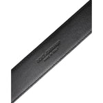 Dolce & Gabbana Black Leather Metal Buckle Classic Belt BEL9301-70