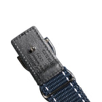 Dolce & Gabbana Blue White Cotton DG Logo Metal Buckle Belt BEL9333-90