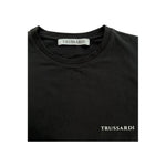 Trussardi Beachwear Black Cotton Men T-Shirt TR-24803-S