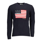U.S. POLO ASSN. Blue Wool Men Sweater US-16905-XXL